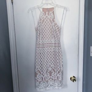 White lace dress